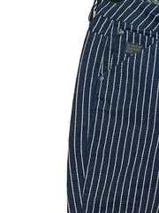 Vorschaubild 2 von 5622 Herren Hose Blau Gestreift Baumwolle W29/L32