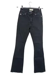 Vorschaubild 1 von Damen Bootcut Jeans Schwarz W25/L32 Nachhaltig Bio