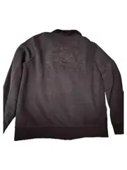 Vorschaubild 3 von Herren Sweatjacke Gr. XL Schwarz Baumwolle Logo Sportlich