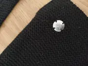 Vorschaubild 3 von Pullover Damen Strickpullover Gr. 38 M Schwarz Basic Logo Casual