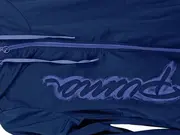 Vorschaubild 2 von Damen Trainingsjacke Kapuze Sportjacke Sweatjacke Blau Gr. 42 XL Logo