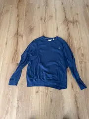 Vorschaubild 3 von Pullover Herren XL Blau Rundhals Baumwolle Klassisch
