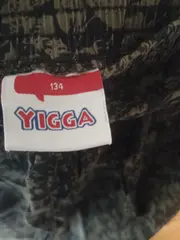 Vorschaubild 2 von Mädchen Haremshose Gr. 134 Grün Blumenmuster Viskose