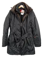 Vorschaubild 1 von Damen Winterjacke Parka Gr. S schwarz Fellkragen Kapuze