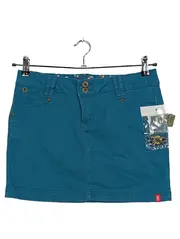 Vorschaubild 1 von Jeansrock Minirock Damen Petrol Gr. 34 Baumwolle