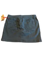 Vorschaubild 2 von Jeansrock Minirock Damen Petrol Gr. 34 Baumwolle