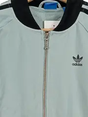 Vorschaubild 3 von Trainingsjacke Damen Grau Polyester Sport Reißverschluss Gr. 36 S