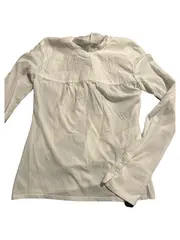 Vorschaubild 2 von Damen Bluse Gr. 36/S Weiß Schleife Elegant Langarm