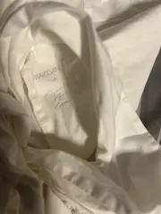 Vorschaubild 5 von Damen Bluse Gr. 36/S Weiß Schleife Elegant Langarm