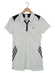 Vorschaubild 1 von Damen Poloshirt Gr. 44 XXL Weiß Climacool Sport Shirt Fitness Trikot