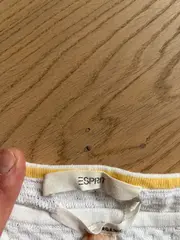 Vorschaubild 5 von Damen Pullover Baumwolle Langarm Strukturmuster Weiß L