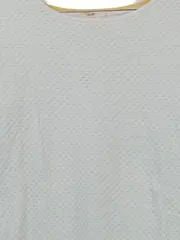 Vorschaubild 4 von Damen Pullover Baumwolle Langarm Strukturmuster Weiß L