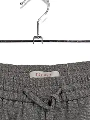 Vorschaubild 3 von Damen Minirock Gr. 38/M Grau Meliert Kordelzug Wolle