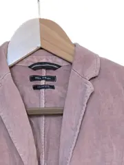 Vorschaubild 3 von Cordjacke Damen Baumwolle Struktur Rosa Gr. 38 M
