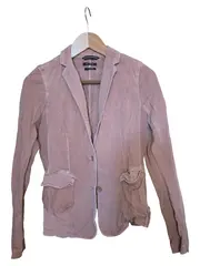 Vorschaubild 1 von Cordjacke Damen Baumwolle Struktur Rosa Gr. 38 M