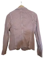 Vorschaubild 2 von Cordjacke Damen Baumwolle Struktur Rosa Gr. 38 M