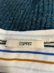 Vorschaubild 4 von Damen T-Shirt Gr. 38 M gestreift Baumwolle Weiß Blau Braun