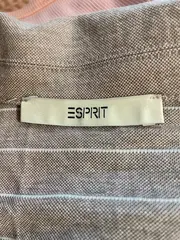 Vorschaubild 4 von Damen Hemdbluse Gr. 38 Beige Gestreift Kurzarm Casual