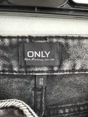 Vorschaubild 4 von Emily Damen Jeans Regular Fit Grau W29/L32 Acid Wash Denim