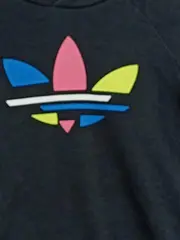 Vorschaubild 3 von Originals Hoodie Kinder Gr. 152 Trefoil Logo Schwarz Bunt