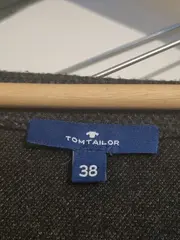 Vorschaubild 4 von Damen Businesskleid Gr. 38 Grau Fischgrät 3/4-Arm