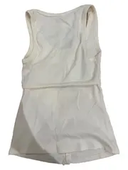 Vorschaubild 4 von Damen Top Gr. S Beige Cut-Out Rippstrick Hakenverschluss