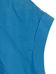 Vorschaubild 5 von Damen Bluse Gr. 36/S Blau Kurzarm V-Ausschnitt Casual