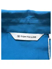 Vorschaubild 6 von Damen Bluse Gr. 36/S Blau Kurzarm V-Ausschnitt Casual