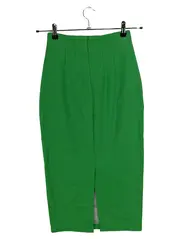 Vorschaubild 1 von Bleistiftrock Damen Grün Elegant Büro Rock 34 XS Polyester