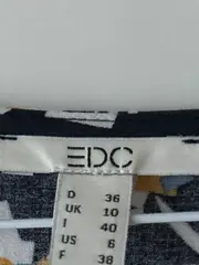 Vorschaubild 4 von Damen Freizeitkleid Blumenmuster Blau Gr. 36/S