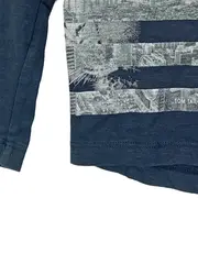 Vorschaubild 4 von Langarmshirt Kinder Jungen Tiger Print Gr. 140 Blau Baumwolle