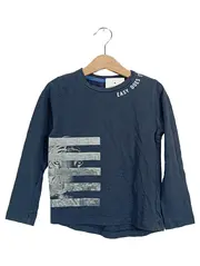 Vorschaubild 1 von Langarmshirt Kinder Jungen Tiger Print Gr. 140 Blau Baumwolle