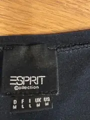 Vorschaubild 3 von Collection Damen T-Shirt Schwarz Gr. M Basic Kurzarm Baumwolle