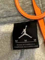 Vorschaubild 5 von Jordan Sweatjacke Herren Gr. M/48 Grau Orange Kapuze Hoodie Zip