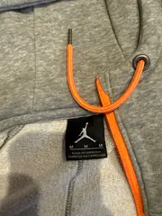Vorschaubild 4 von Jordan Sweatjacke Herren Gr. M/48 Grau Orange Kapuze Hoodie Zip