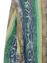 Vorschaubild 2 von Damen Leinen Pullover Schlangenprint Gr. 42;XL Mehrfarbig