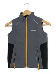 Vorschaubild 1 von Funktionsweste Kinder Softshell Weste Outdoor Sport Grau Gr. 128