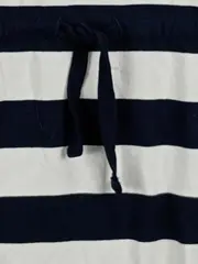 Vorschaubild 2 von Damen Sommerkleid gestreift Baumwolle Minikleid Blau Gr. 36 S