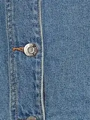 Vorschaubild 5 von Jeansrock Damen Baumwolle Blau Gr. 36 S Midirock A-Linie