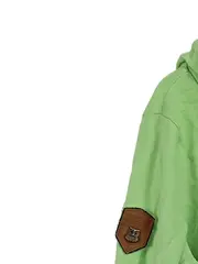 Vorschaubild 2 von Damen Kapuzenpullover Hoodie Grün Gr. S Eulen-Patch