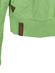 Vorschaubild 4 von Damen Kapuzenpullover Hoodie Grün Gr. S Eulen-Patch