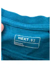 Vorschaubild 6 von Langarmshirt Jungen Gr. 164 Blau Basic Baumwolle Longsleeve Uni
