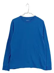 Vorschaubild 1 von Langarmshirt Jungen Gr. 164 Blau Basic Baumwolle Longsleeve Uni