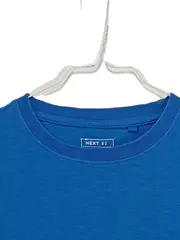 Vorschaubild 4 von Langarmshirt Jungen Gr. 164 Blau Basic Baumwolle Longsleeve Uni