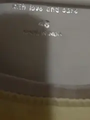 Vorschaubild 4 von Damen T-Shirt Gr. 48 Gestreift Gelb Beige Baumwolle Kurzarm