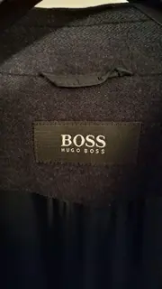 Vorschaubild 2 von Herren Wollmantel Gr. 52/XL Blau Klassisch Business Jacke