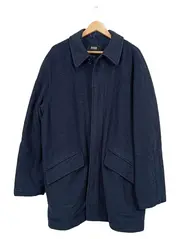 Vorschaubild 1 von Herren Wollmantel Gr. 52/XL Blau Klassisch Business Jacke