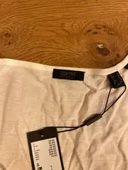 Vorschaubild 2 von Collection Damen Top Rüschen Weiß Gr. S Viskose Feminin