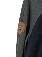 Vorschaubild 4 von Herren Sweatjacke Kapuzenjacke Hoodie Grau Blau Gr. L