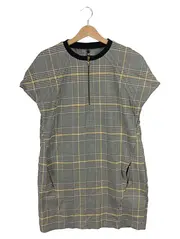 Vorschaubild 1 von T-Shirt Kleid Damen Kariert Kurzarm Grau Gr. 38 M Polyester